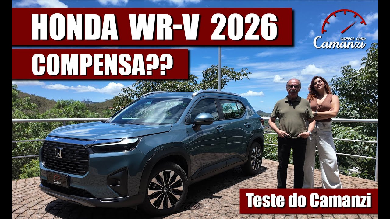 Honda WR-V 2026 em teste: Consumo, Desempenho e Custo-Benefício