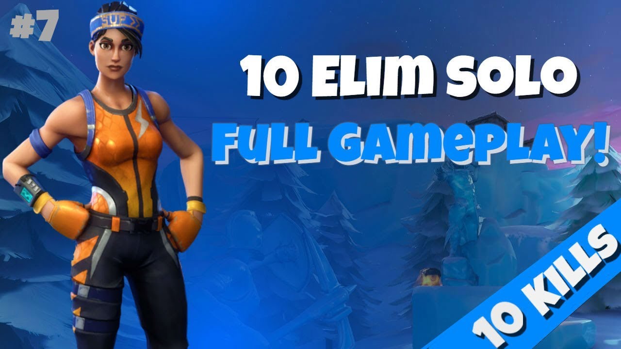 Fortnite - Season 7 |Solo Full GamePlay| No Commentary