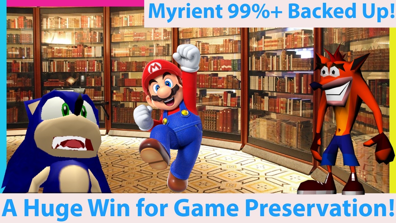 A HUGE Win for Gaming Preservation! Myrient 99.99% Backed Up!