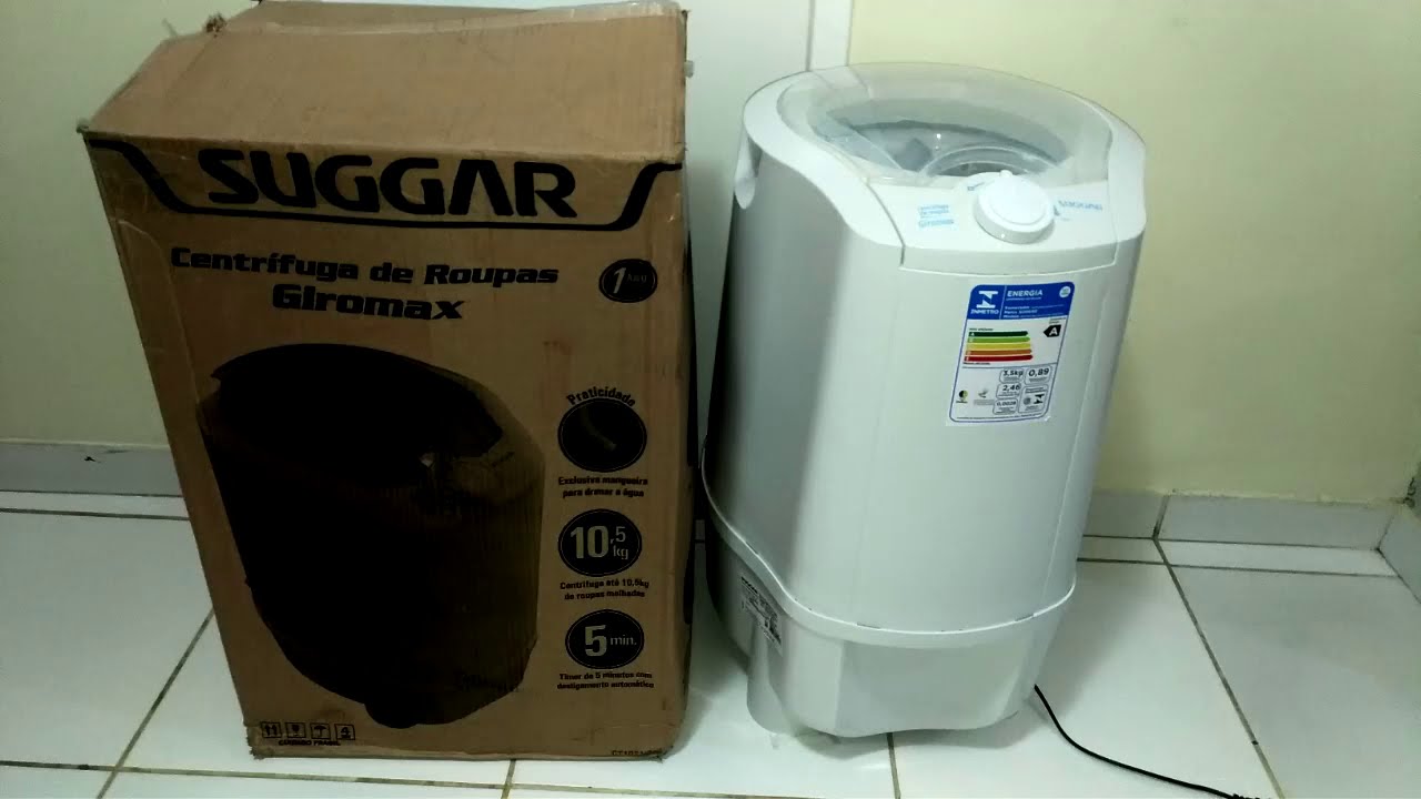 CENTRÍFUGA DE ROUPAS SUGGAR: É BOA?