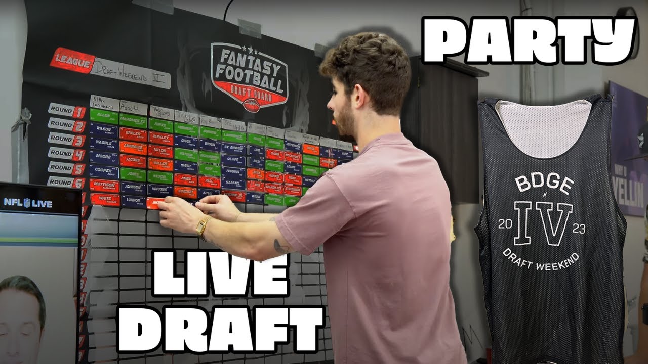 We Threw a Fantasy Football Draft Party in NYC - a Vlog