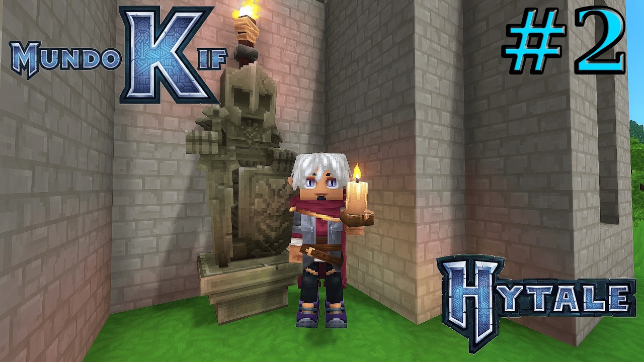 CONTRUYENDO la CASITO TEMPORAL?? MUNDO KIF HYTALE #2