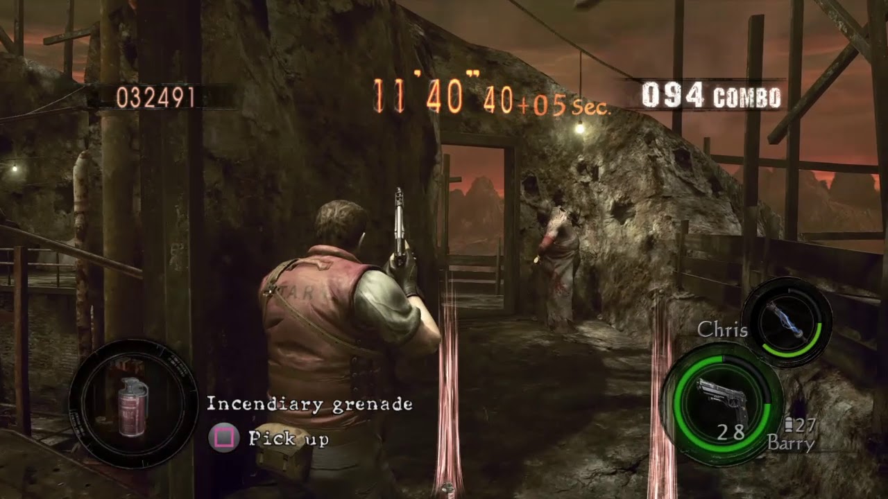 Resident Evil 5 Mercenaries United Prison Duo 1,105k