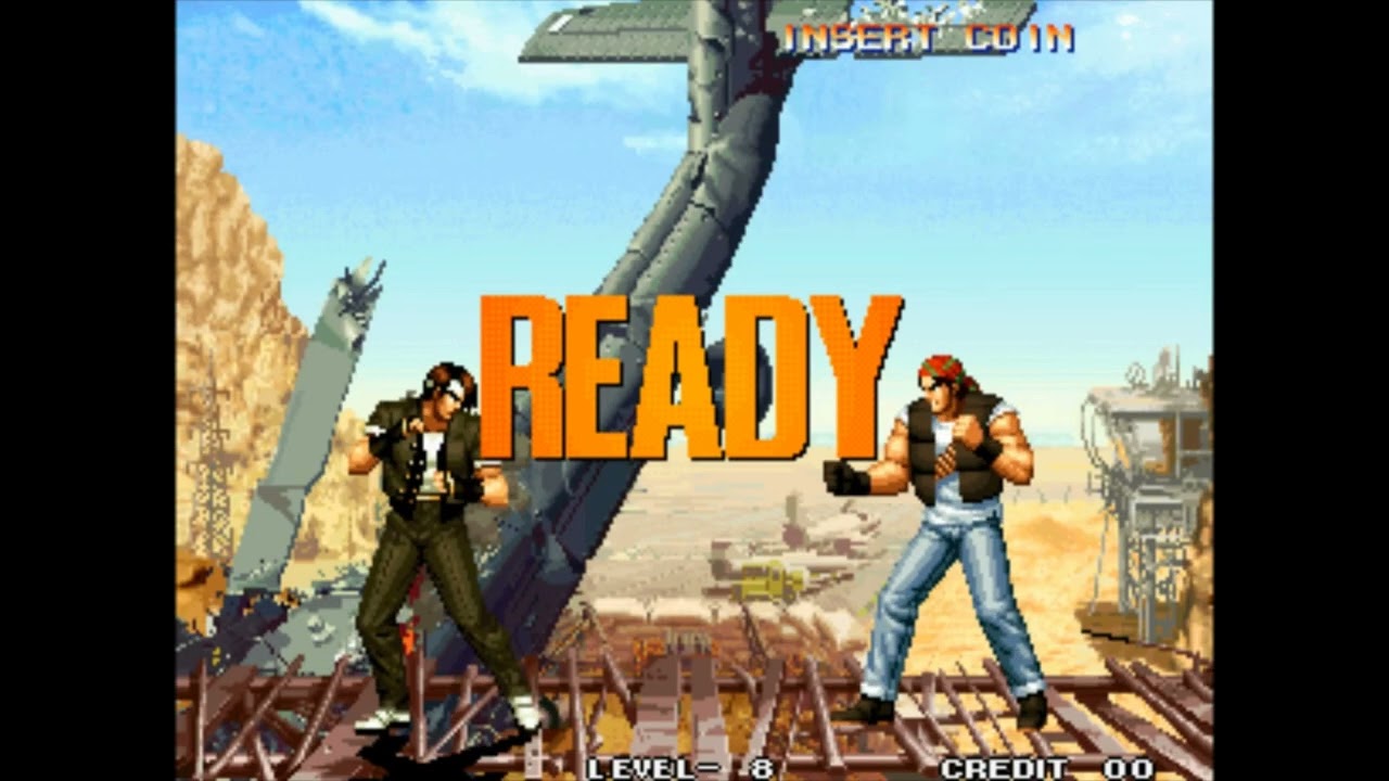 THE KING OF FIGHTERS 95 NEO GEO MVS ARCADE LEVEL 8 TERRY BOGARD RYO SAKASAKI KYO KUSANAGI