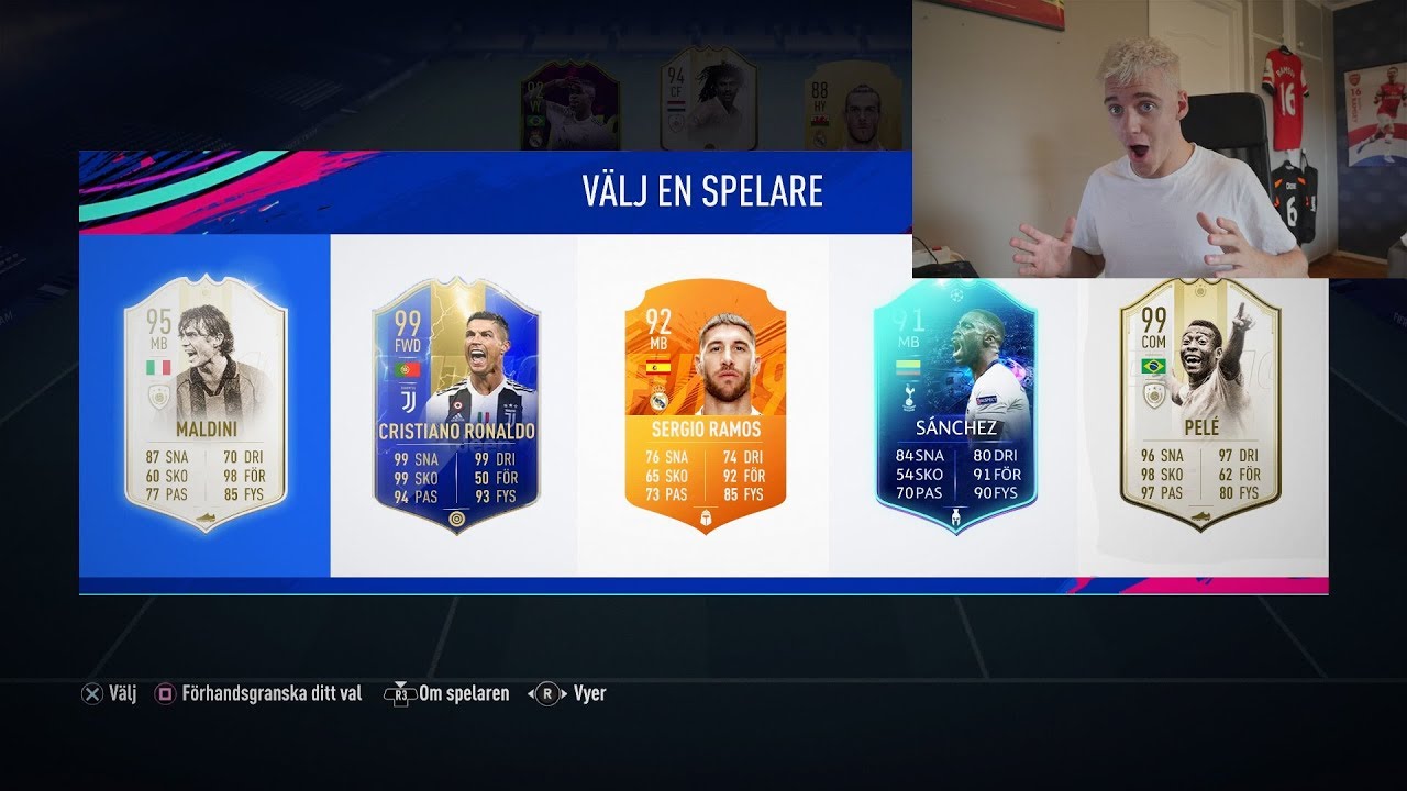 195 FUT DRAFT ELLER BLOND CHALLENGE!!!! - FIFA 19 SVENSKA