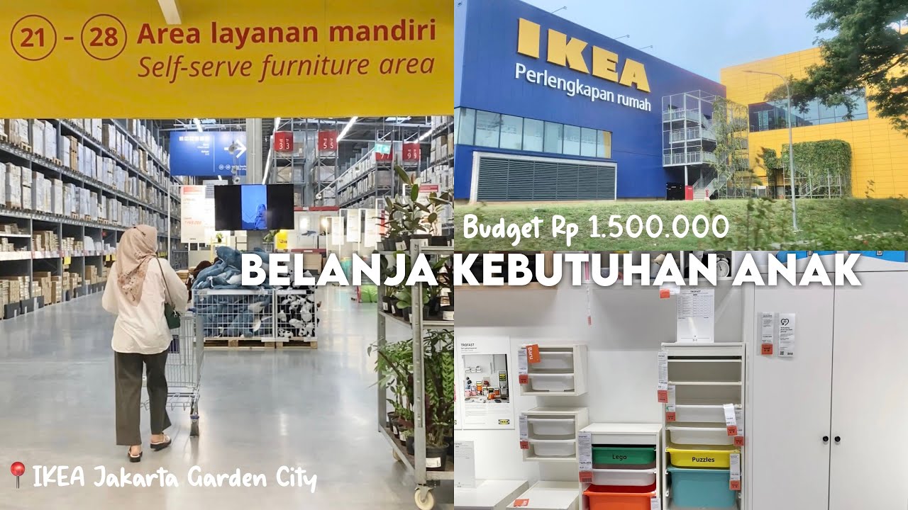 Belanja Kebutuhan Ghazie ke IKEA dg budget Rp 1.5 juta || IKEA Jakarta Garden City