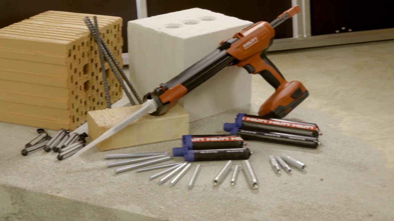 Anchoring: Hilti HIT-HY 170  chemical anchor, HIT-C rod & HIT-SC sleeve for concrete and masonry