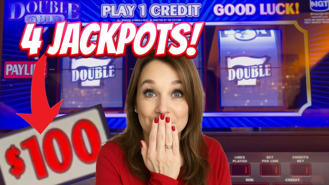 Insane $100 Double Gold Slot Session – 4 Jackpots on ONE Machine! 💰