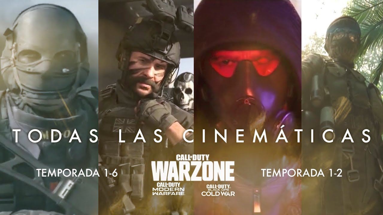 Todas las Cinem&aacute;ticas de Warzone en Espa&ntilde;ol Latino (Modern Warfare y Cold War)