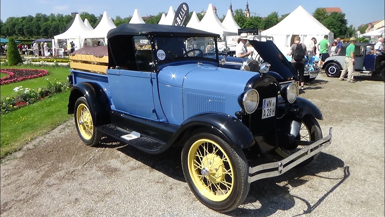 1928-1931, Ford AA, Exterior and Interior, Retro Classics meets Barock 2015 Ludwigsburg