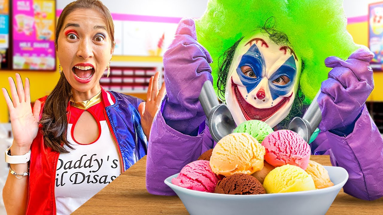 ARLEQUINA TEVE QUE PAGAR SORVETE PARA O FILHO DO CORINGA ★ FAMÍLIA MASUDINHA ★