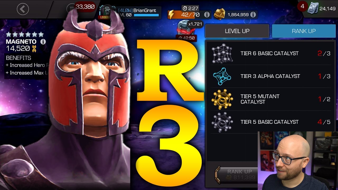 Red Magneto goes to Rank 3 - Testing vs 5-Star | Marvel Contest of Champions