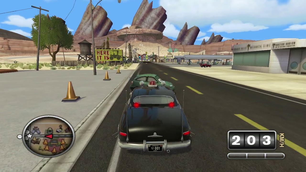 Cars: Superdrive Edition: Sheriff patrols Radiator-Springs!