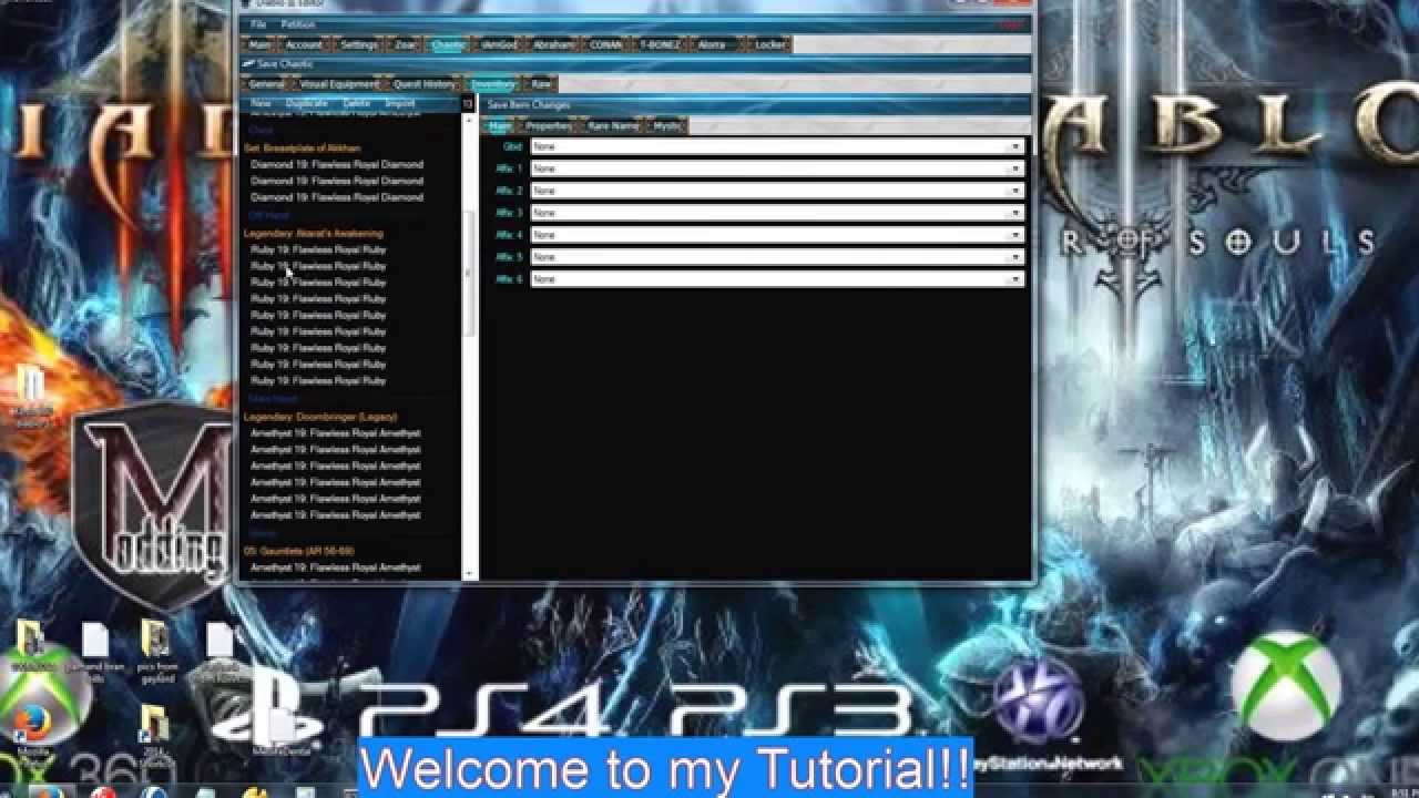 Diablo 3 ROS  xbox 360 modding
