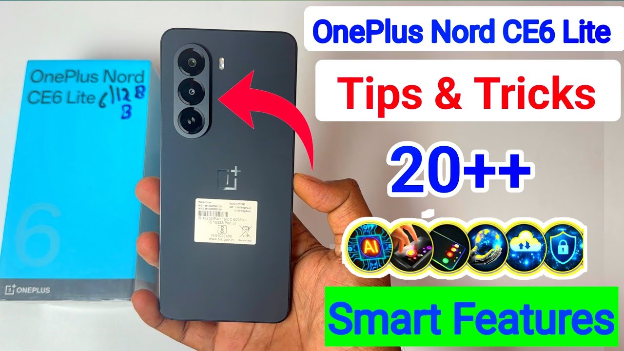 Oneplus nord ce 6 lite Top 20+ Hidden Features | Oneplus nord ce6 lite 5g Tips & Tricks |  features