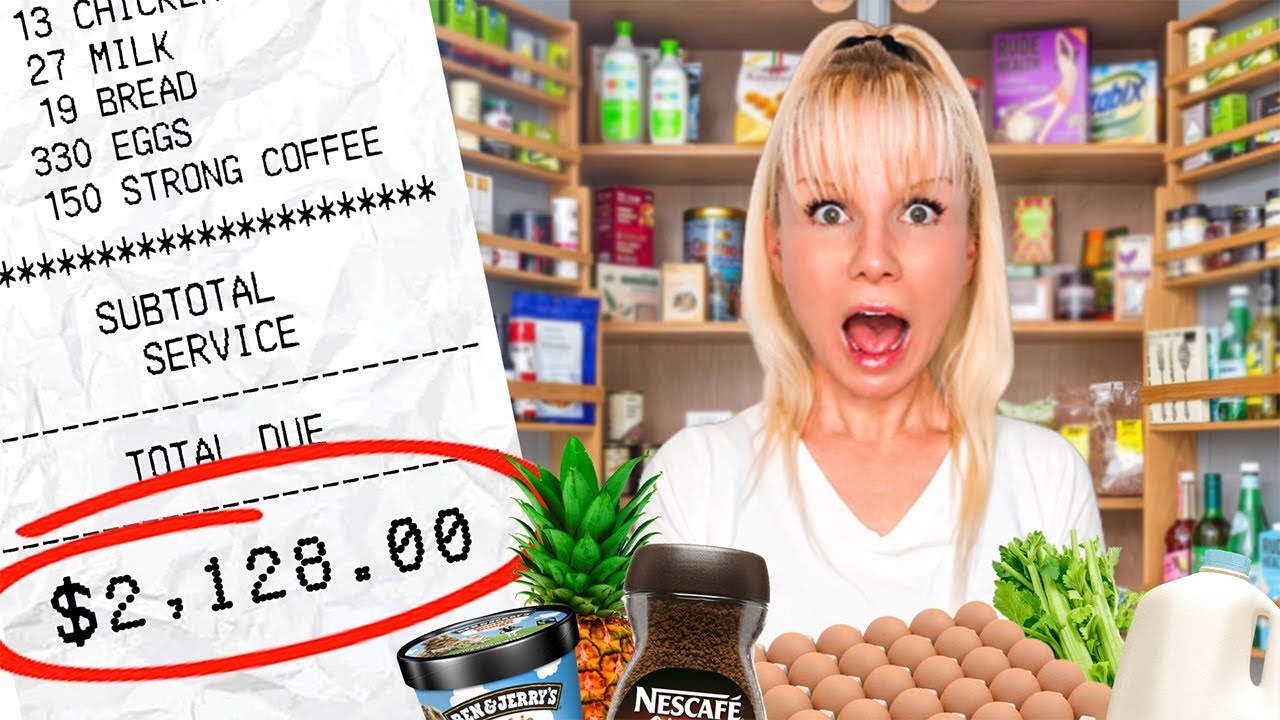 Семья из 12 человек покупает продукты в Costco (дорого!!)