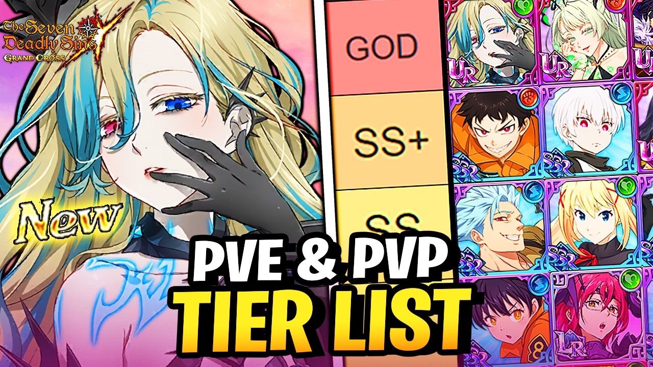 🔥 NUEVA TIER LIST PVP y PVE de 7DS Grand Cross 2026 | LOS MEJORES PERSONAJES hasta SALOS y SABUNAK 🔥