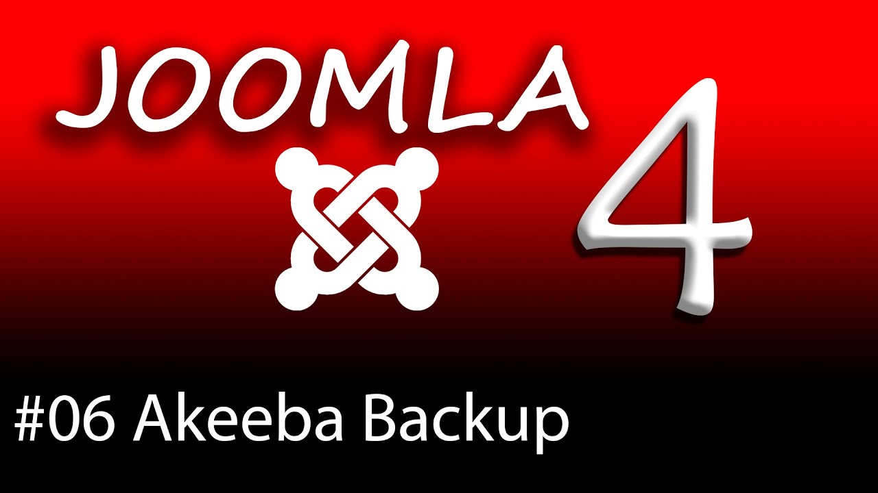 Akeeba Backup installieren und konfigurieren - Homepage erstellen mit Joomla!4 - Tutorialgarage.com
