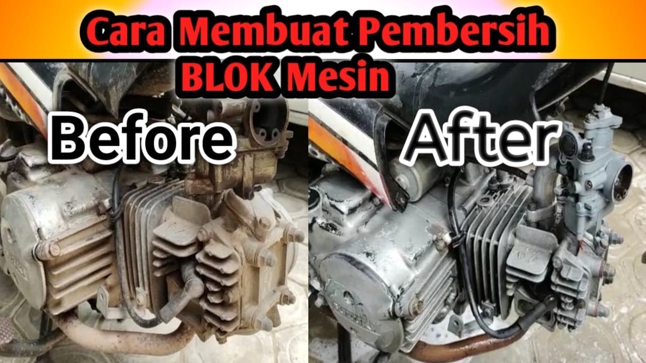 CARA MEMBUAT CAIRAN PEMBERSIH BLOK MESIN