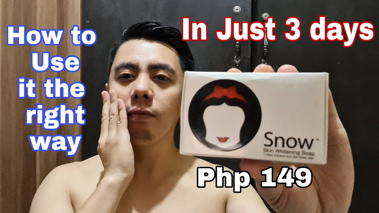 5 TIPS HOW TO CORRECTLY USE SNOW SKIN WHITENING SOAP WITH GLUTATHIONE NIACINAMIDE & VITAMIN C REVIEW