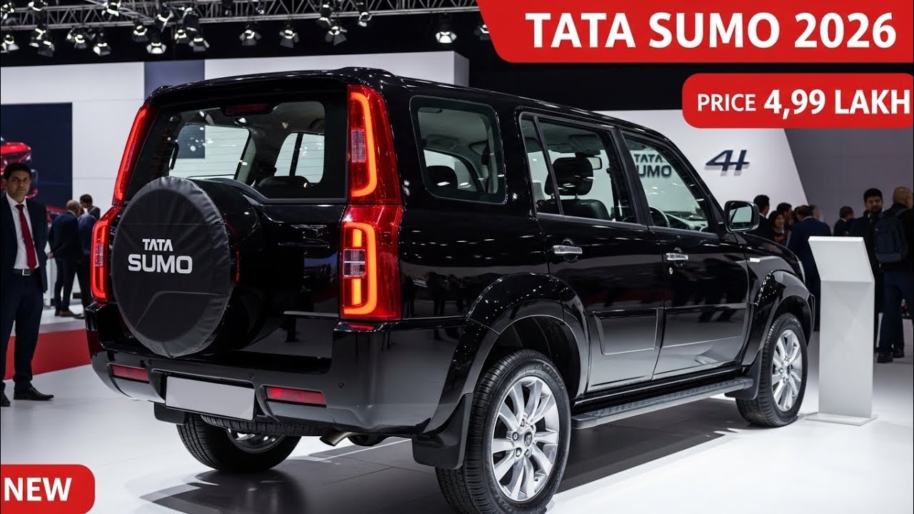 2026 Tata Sumo 8 Seater New Look, Big Space & Powerful Engine | Finally Revealed!