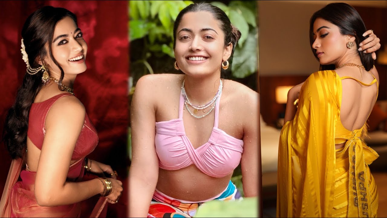 Rashmika Mandanna Slays in Modern & Traditional Saree Looks | Stunning Photoshoot Revealed!
