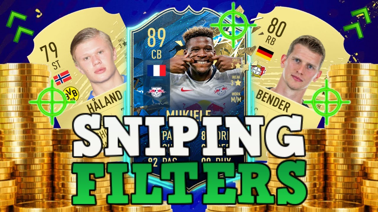 FIFA 20 BEST SNIPING FILTERS! HOW TO MAKE 100K AN HOUR DURING TOTS! BEST PLAYERS TO SNIPE ON FIFA 20