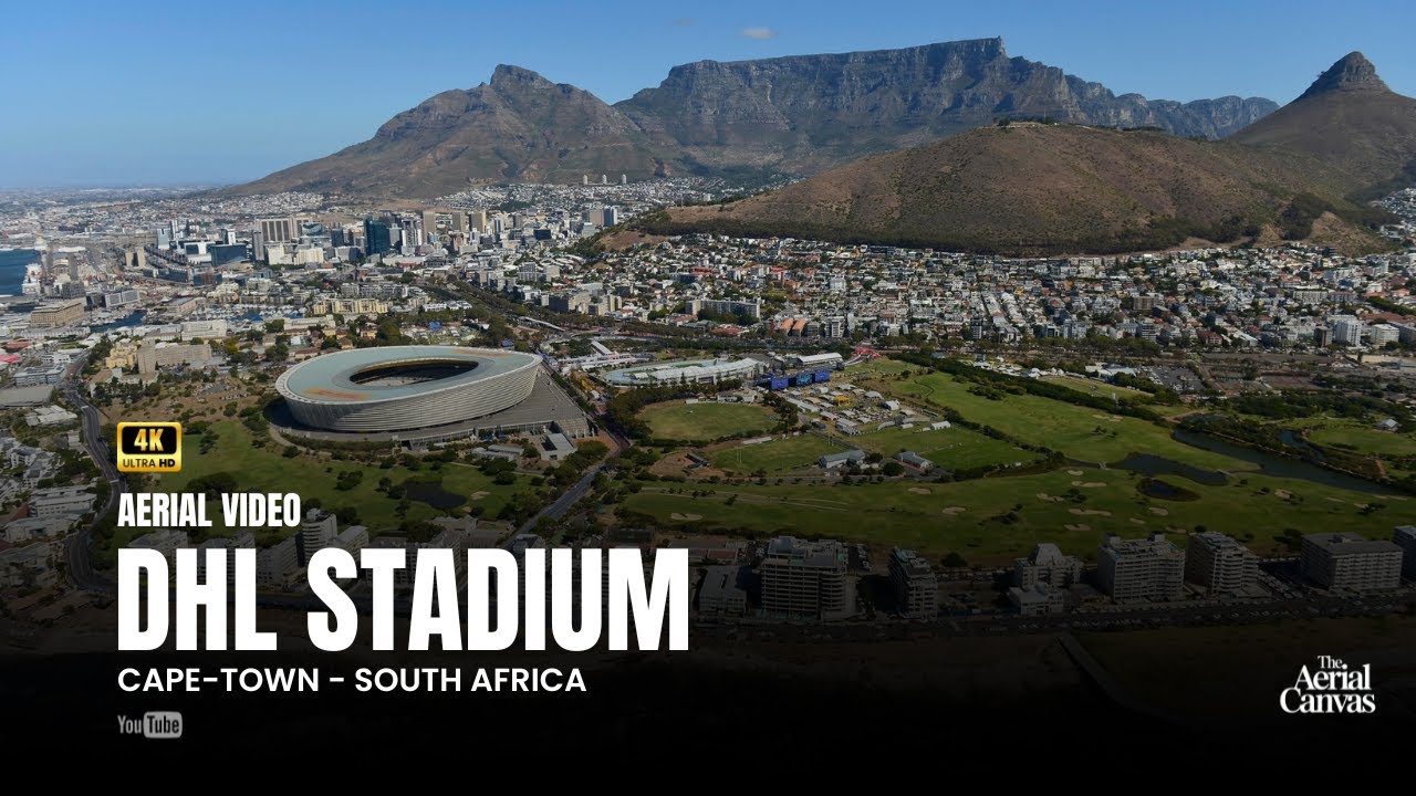 DHL Stadium Cape Town | Stunning 4K Aerial View of South Africa's Iconic Arena