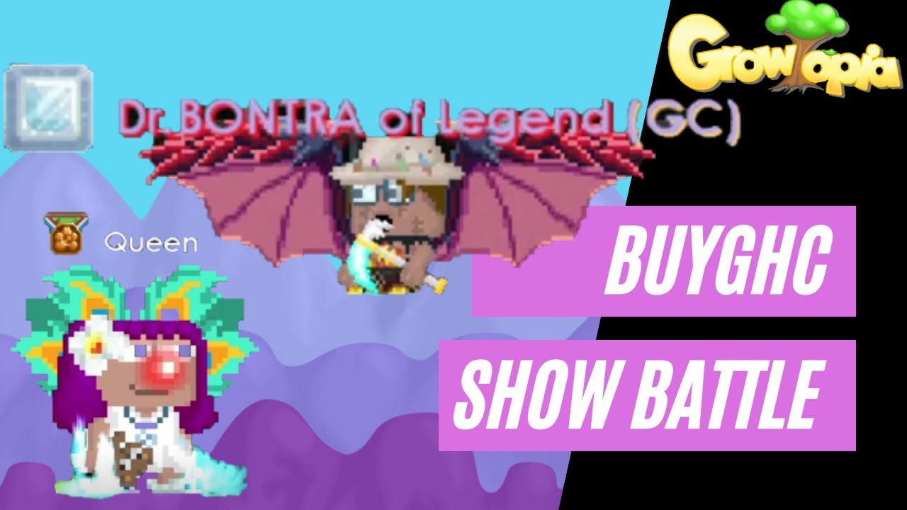 This Legend is Scared of Me | BuyGHC Show Battle | Growtopia | Indonesia
