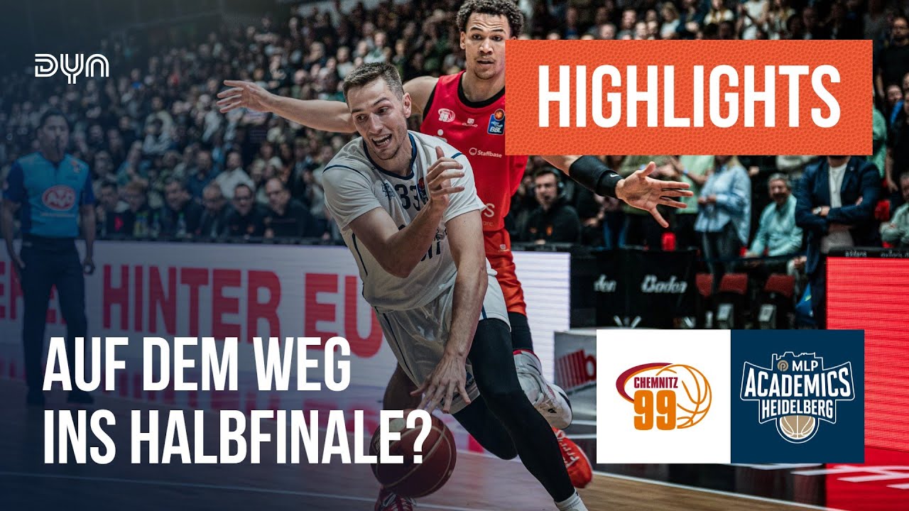 Highlights: NINERS Chemnitz - MLP Academics Heidelberg | easyCredit BBL | Dyn Basketball