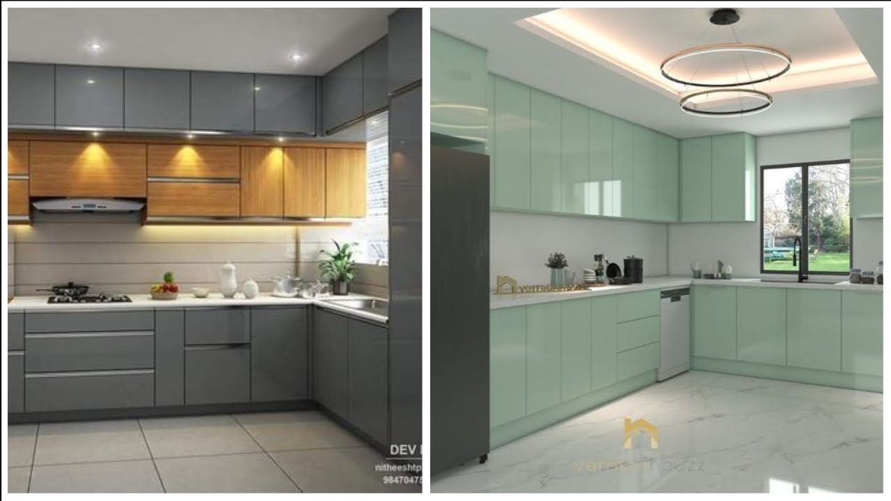 Amazing L-Shaped Kitchen Designs 2023 || Small Kitchens with L-Shape || L-Shape Kitchen for Flats