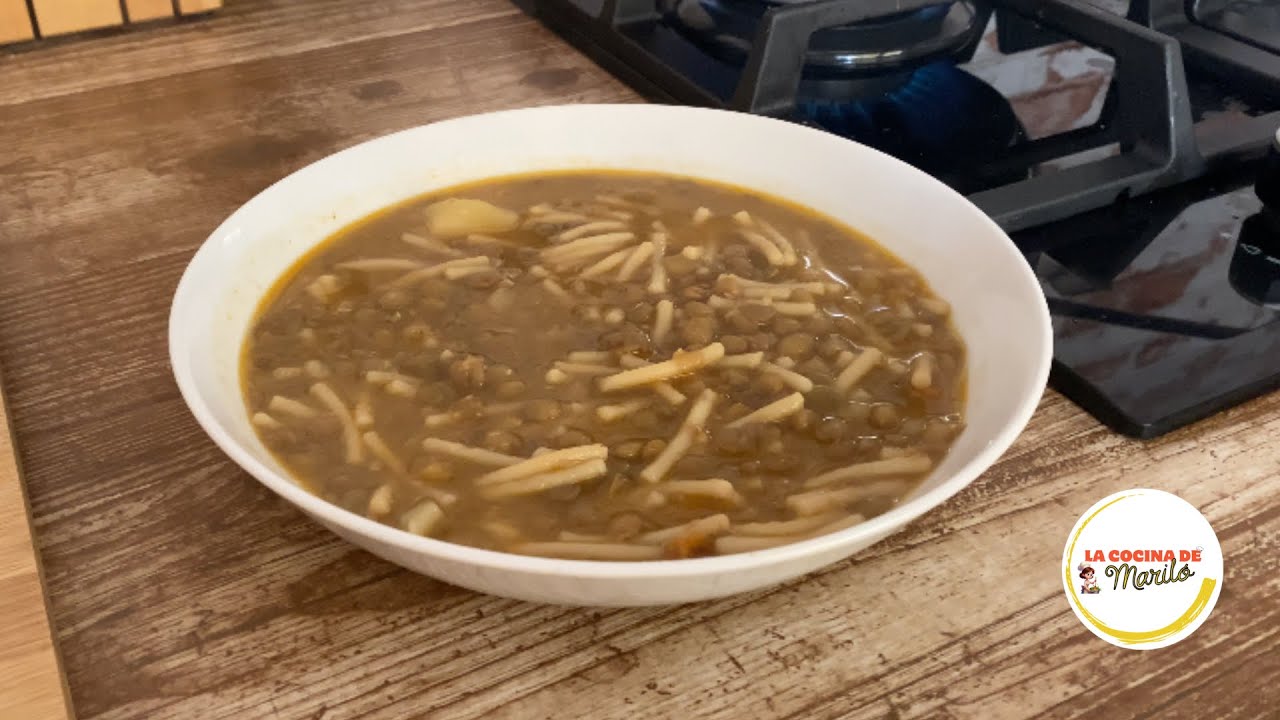 LENTEJAS CON FIDEOS 🍛 - una nueva forma de este plato tradicional
