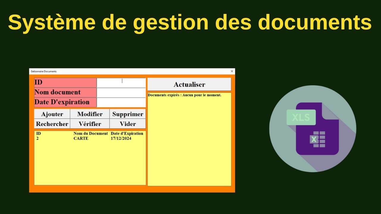 📅 Suivi des Dates des Documents : Ne Manquez Plus Aucune ! ✅📂