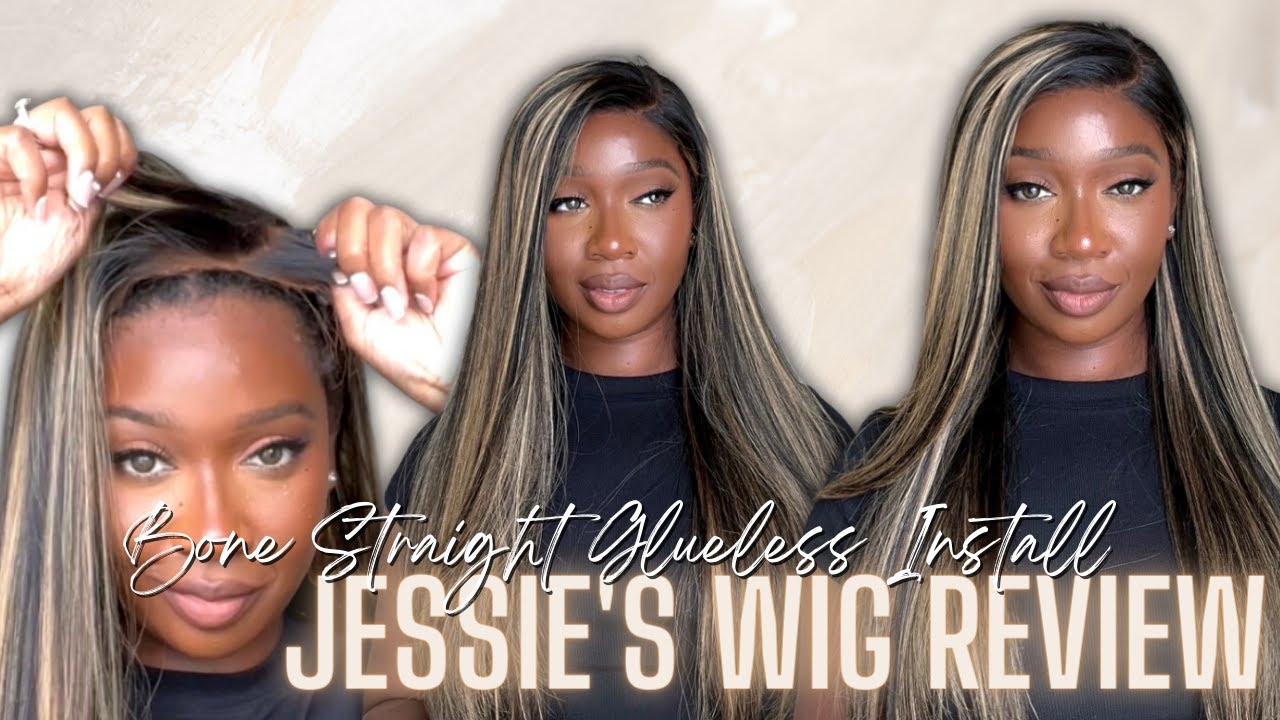 Honey Blonde Balayage Glueless Wig Install and Review | ft Jessie's Wig | Tan Dotson