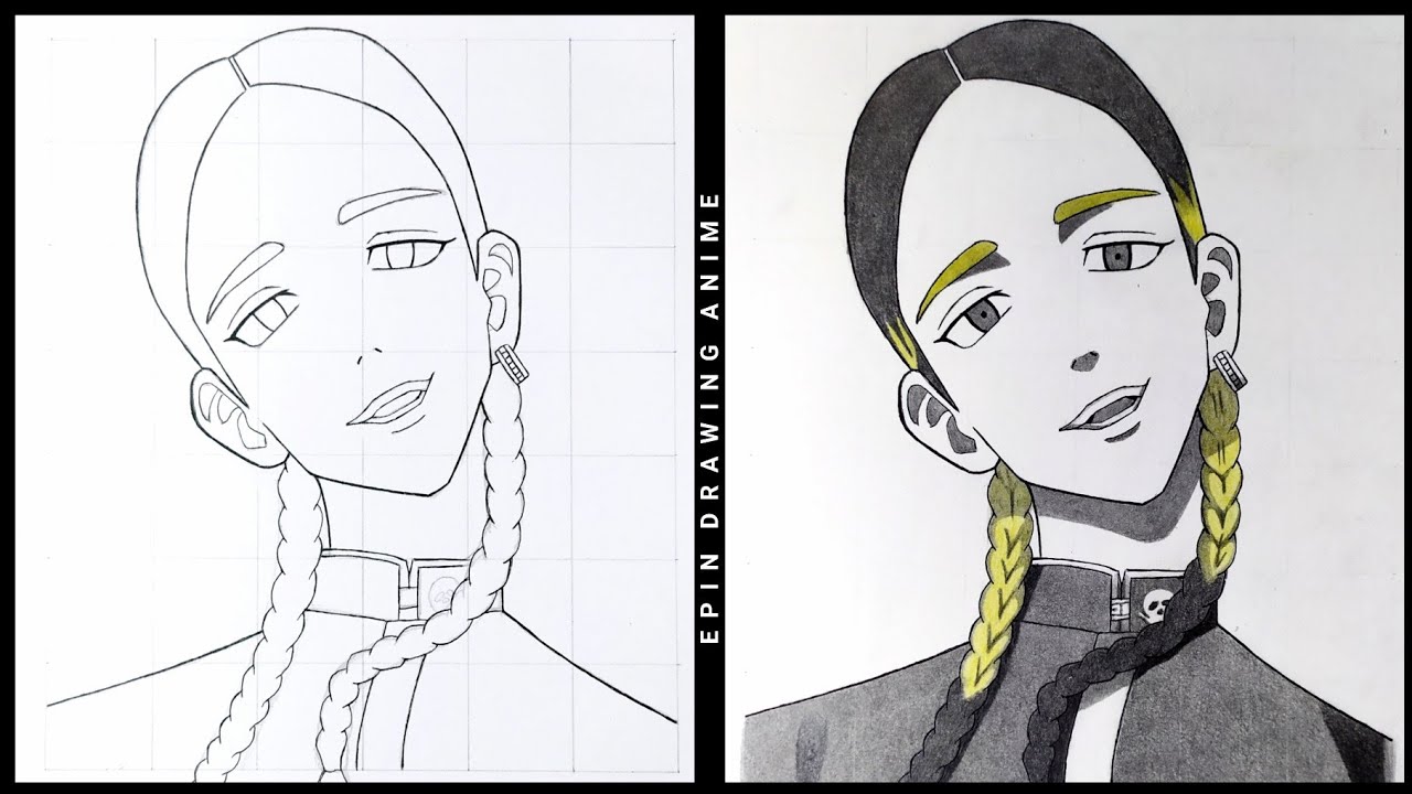 Cara Menggambar RAN HAITANI [Tokyo Revengers] | How to Draw Ran Haitani