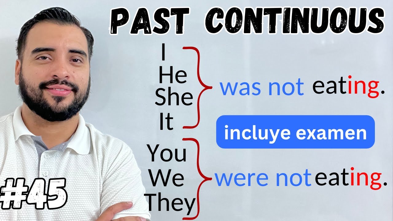 EL PASADO CONTINUO EN INGLES - ORACIONES NEGATIVAS Y PREGUNTAS - EXPLICACION SENCILLA