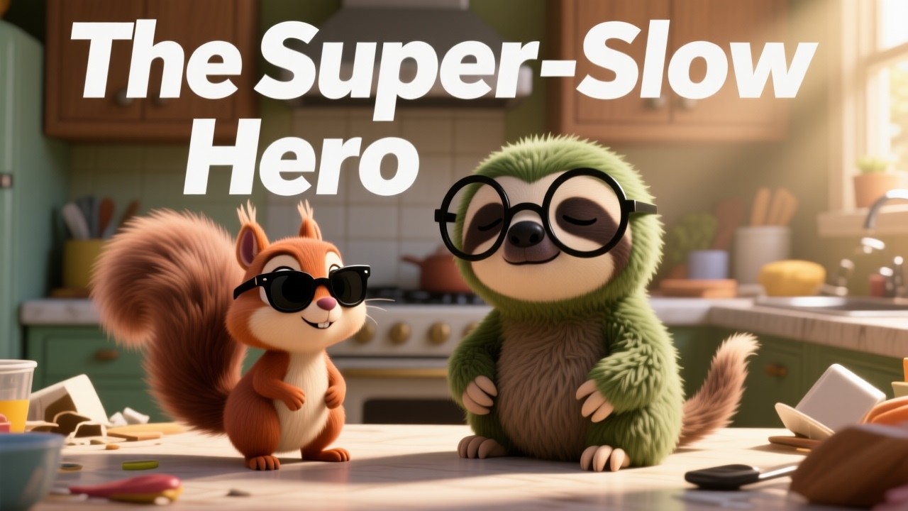 The Day My Sloth Became a Superhero!  [FOR KIDS]