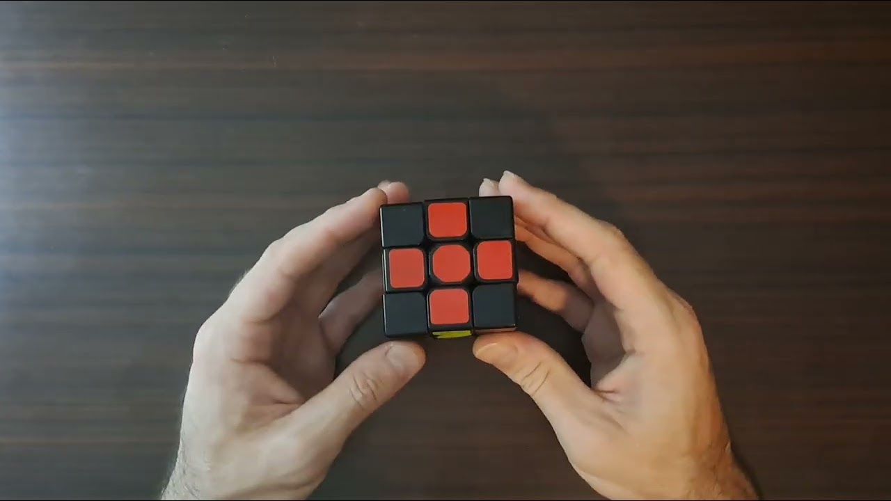 Abe's puzzles #19 Red cross on 3x3x3