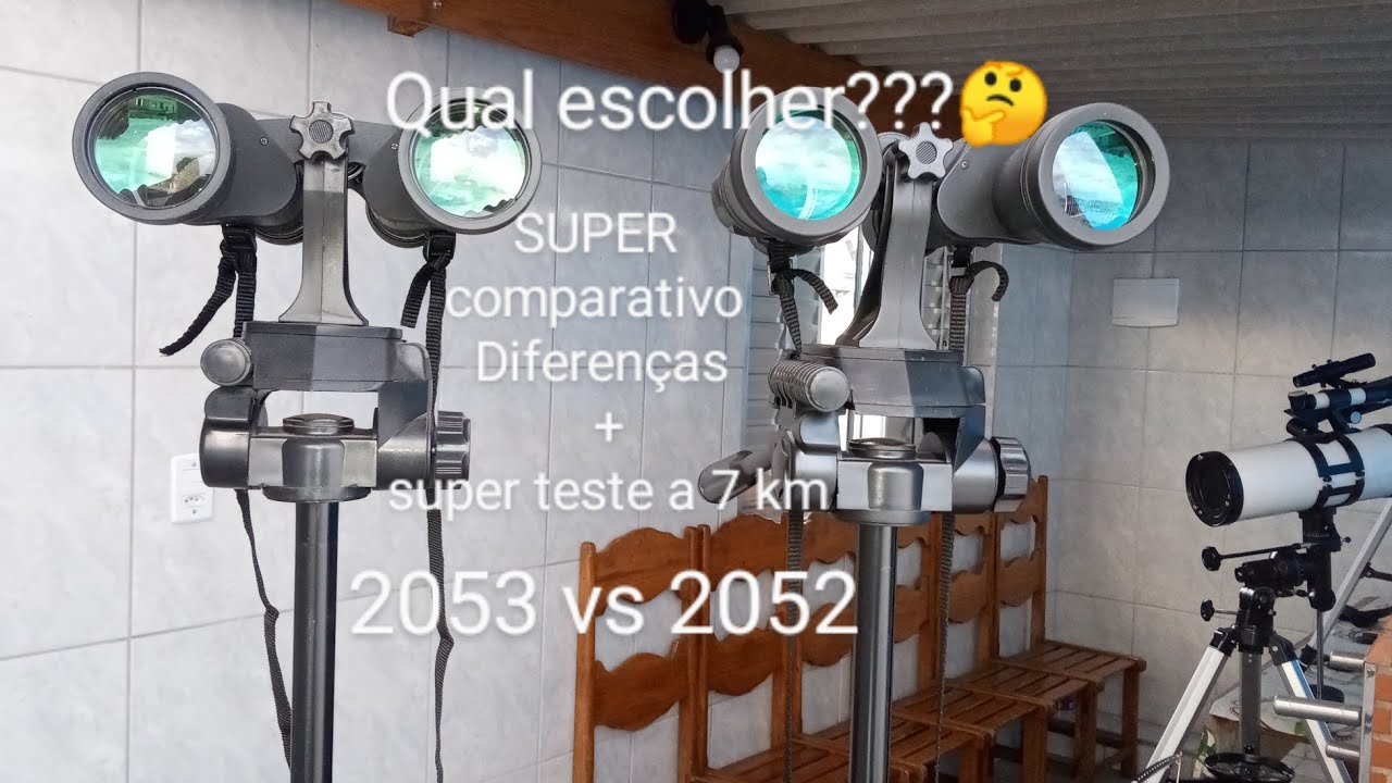 Binóculo Lelong 2052 vs 2053 (Diferenças + super teste comparativo a 7 km)