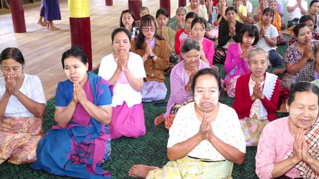 ပြင်ဦးလွင်မြို့နယ် ပင်လိန်အရှေ့ရွာ ရွှေလမင်းကျောင်း ရေစက်ချအလှူတော်မင်္ဂလာမှတ်တမ်း ၆.၆.၂၀၂၅ ။