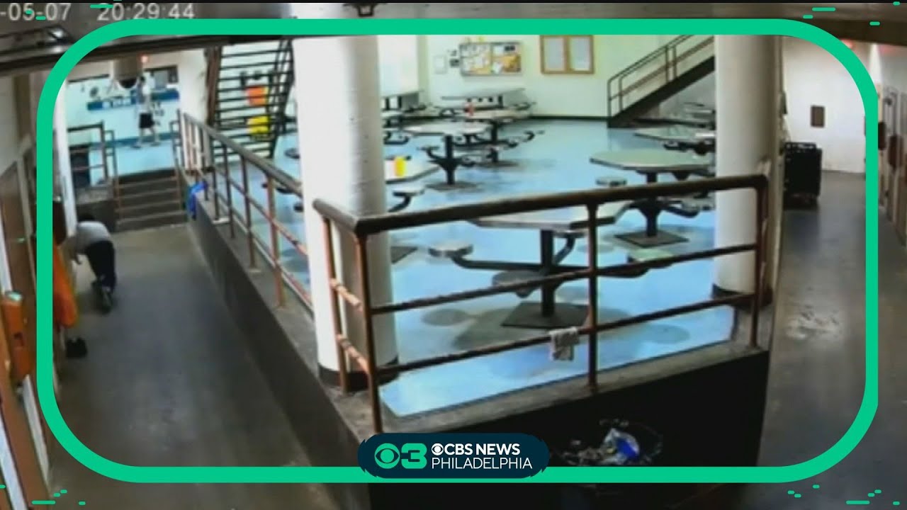 Newly released videos show May escape from Philadelphia prison
