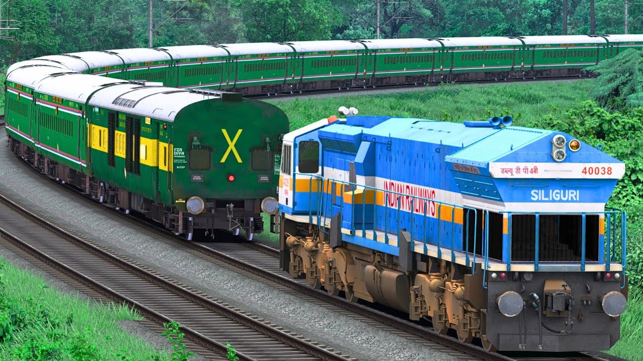 WDP4B SHUNTING ARMY EXPRESS TRAIN | BUMPY RAILROAD | Train Simulator | Railwork | NTG GAMING