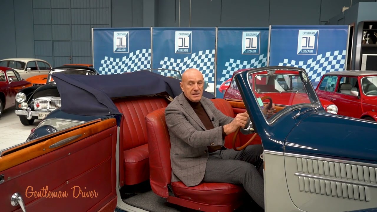 Cristiano Luzzago Lancia Aprilia Cabriolet. Estratto Gentleman Driver tv del 6-1-2023 puntata n161