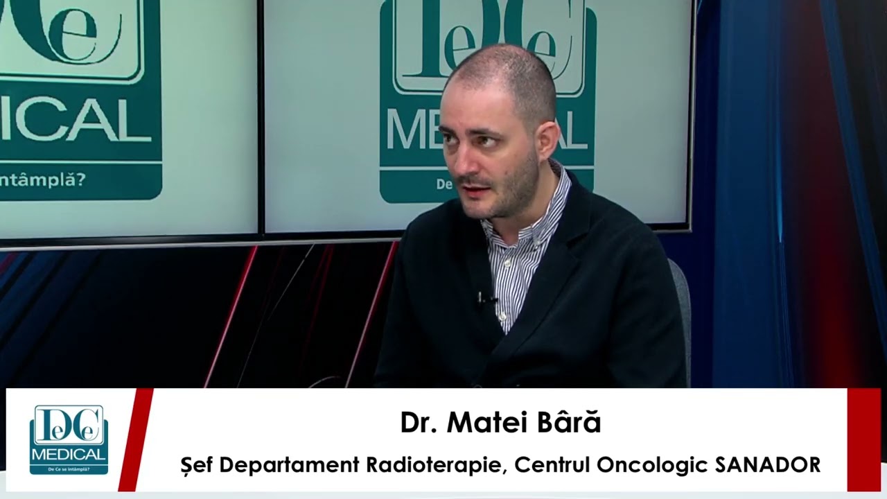 SGRT, radioterapie mai sigură și precisă. Dr. Matei Bâră (SANADOR), la DC Medical și DC News