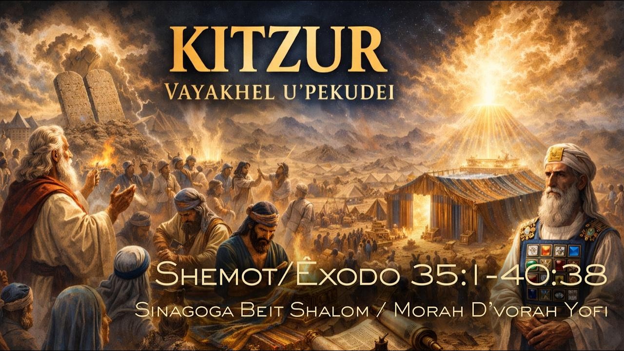 KITSUR - PARASHIOT MECHUBAROT VAIAKHEL / PEKUDEI - 2026/5786
