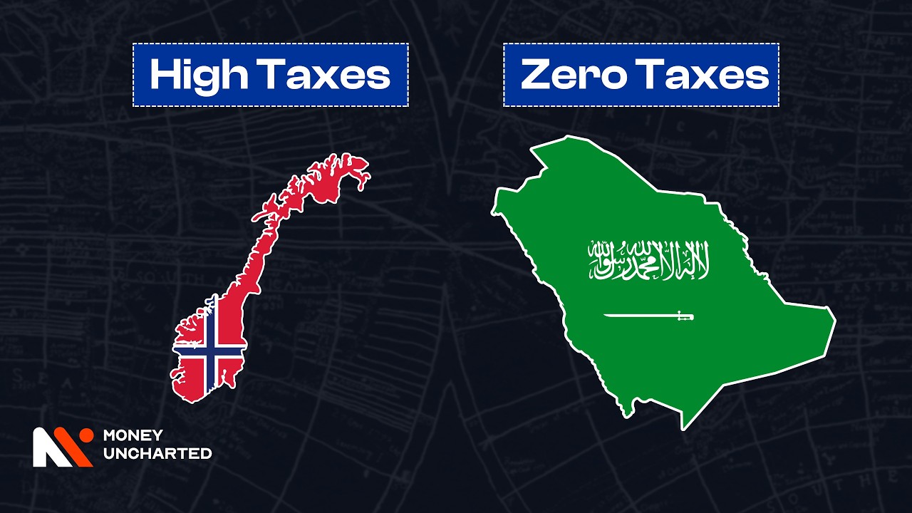 Why do Norwegians pay high taxes while Saudi citizens live tax-free?