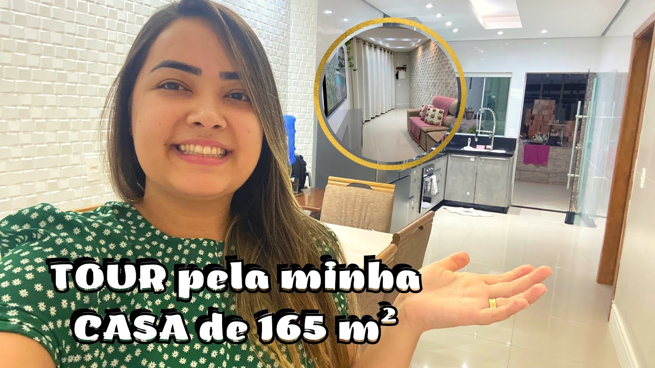 TOUR PELA MINHA CASA DE 165 m² | COLOQUEI PORCELANATO EM TODAS AS PAREDES