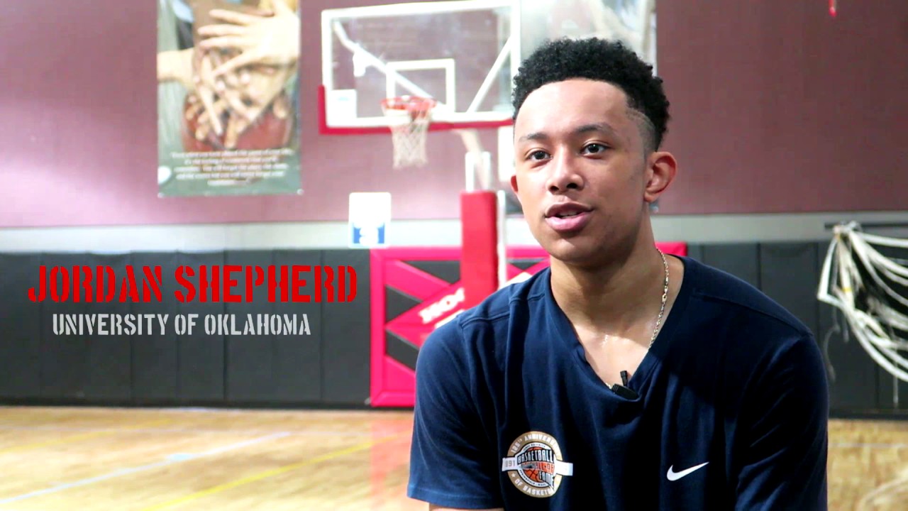 Training episode #1 of University of Oklahoma Guard Jordan Shepherd