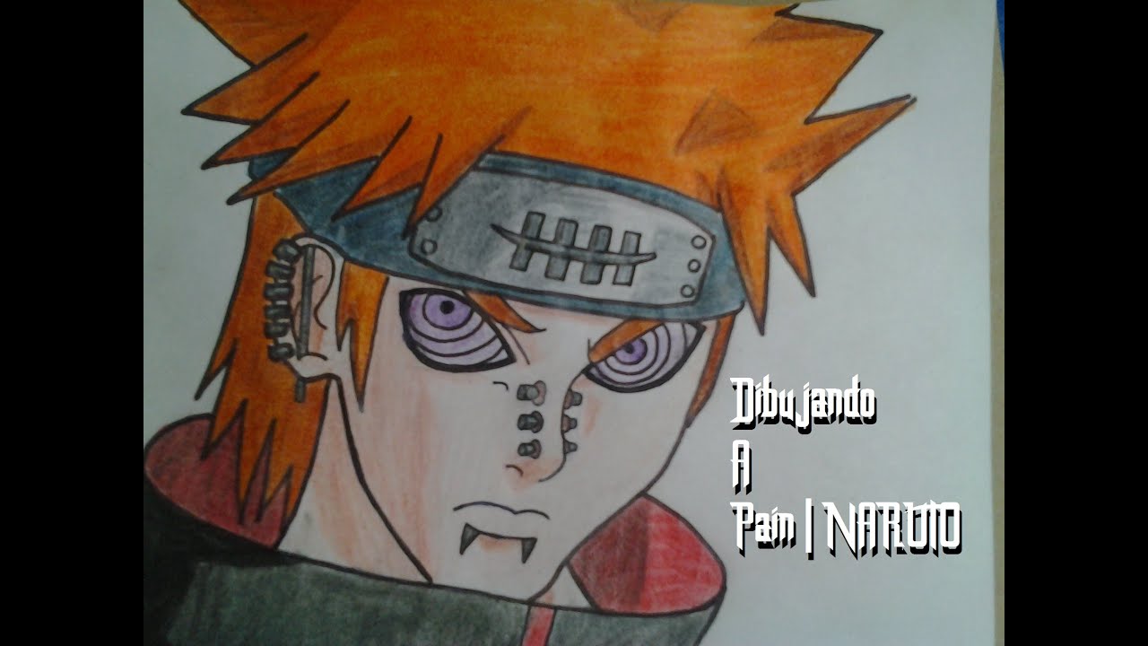 Dibujando A Pain(Yahiko)Con Lápices De Colores|SpeedDraw|TheDemonOfArt