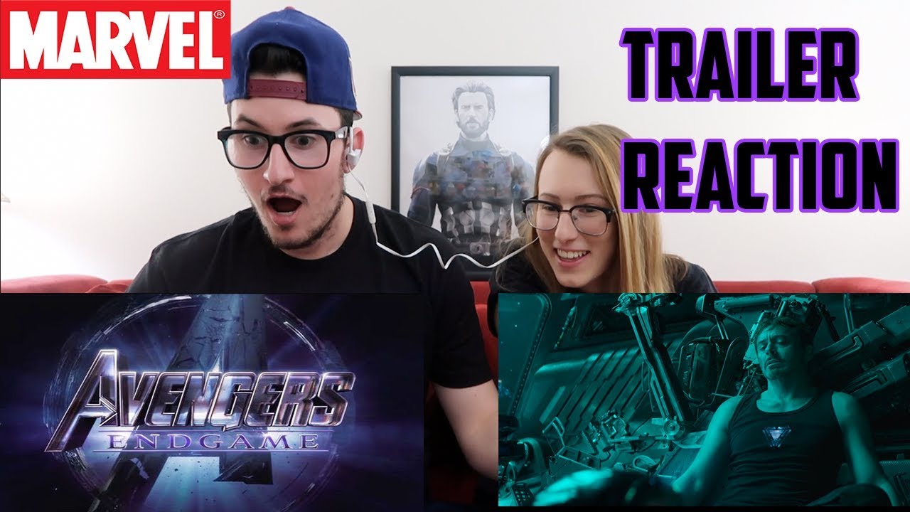 MARVEL STUDIOS' AVENGERS ENDGAME - OFFICIAL TRAILER REACTION!!!